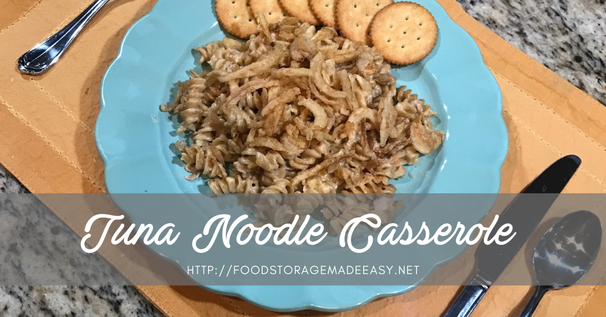 tuna noodle casserole