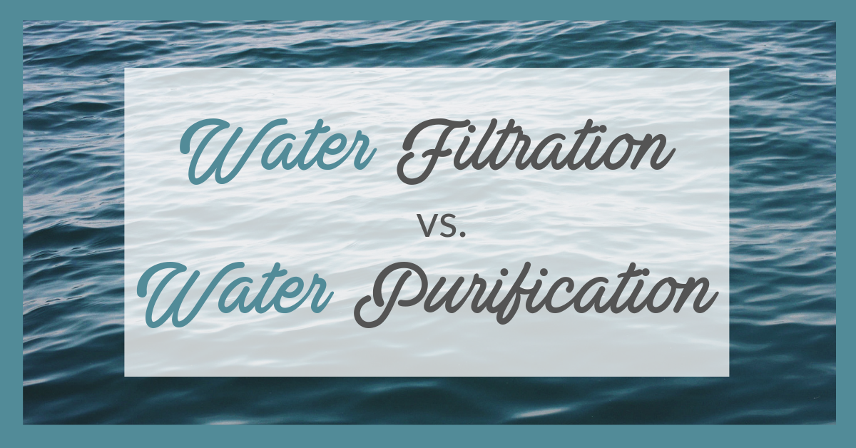 water filtration water purification