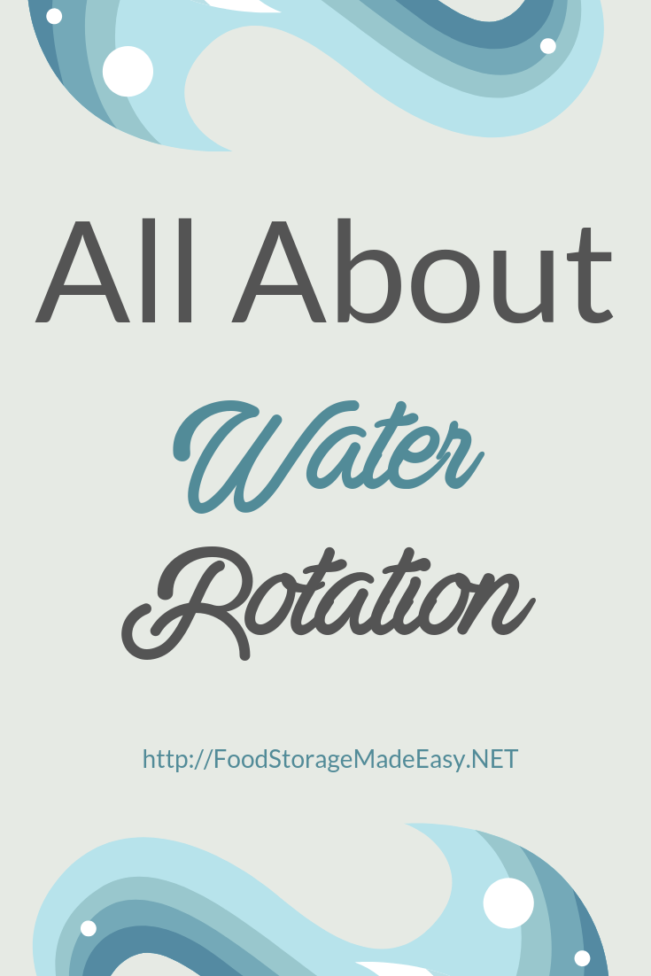 water storage rotation pin