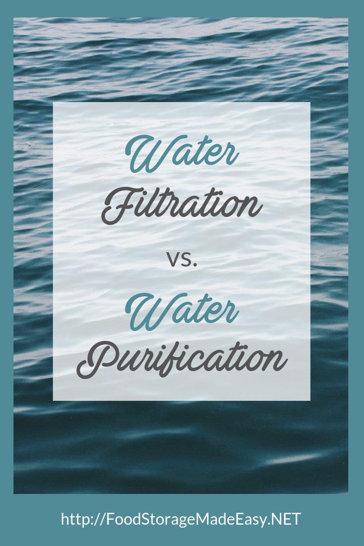 water filtration pin