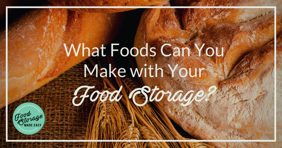 food storage foods