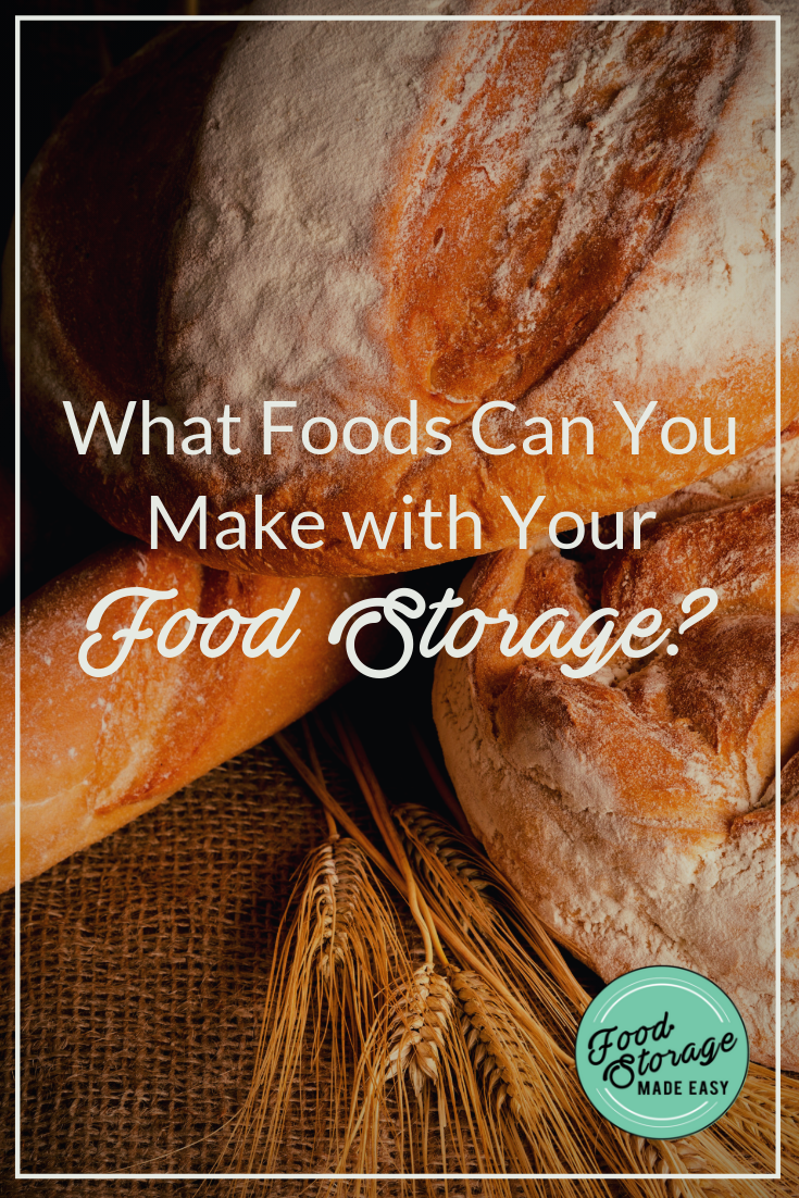 food storage foods pin