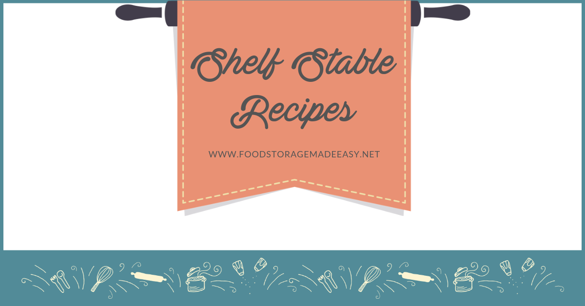 shelf stable recipes