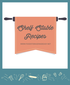 shelf stable recipes pin