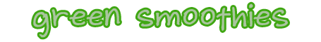 greensmoothies