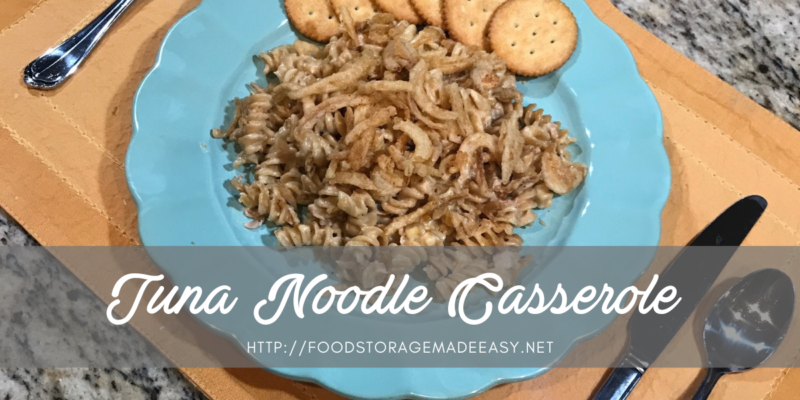 tuna noodle casserole