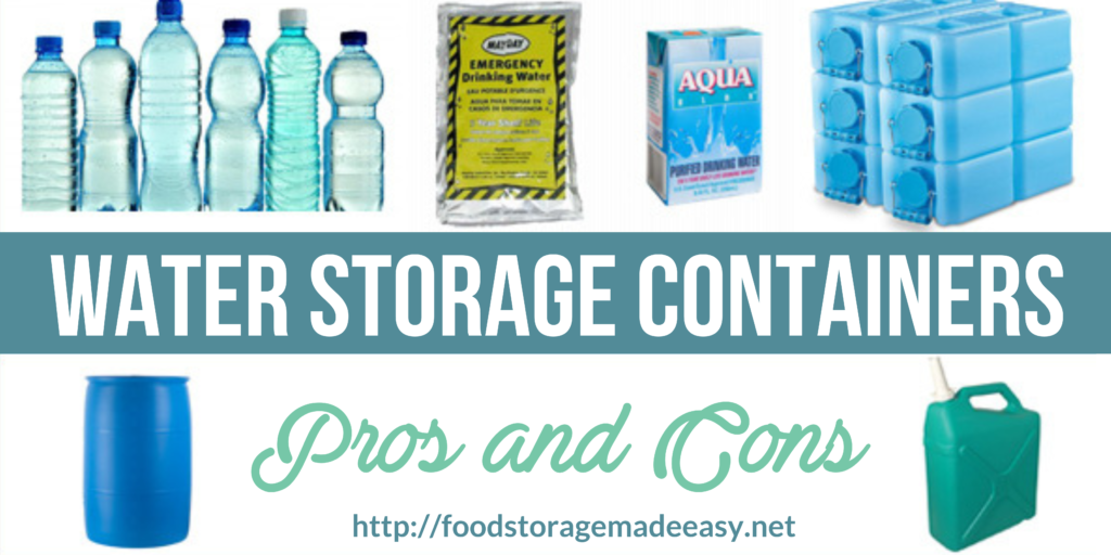 water storage containers