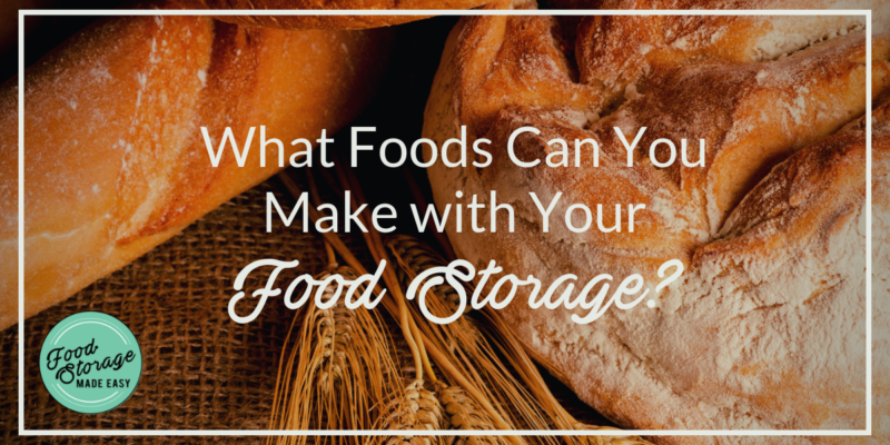 food storage foods