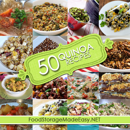 50 Favorite Quinoa Recipes - Definitely saving this for ideas.  I'm getting hungry just looking at all the recipes!