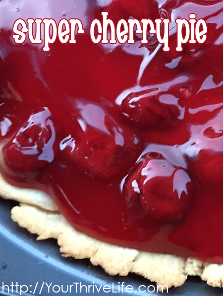Super Cherry Pie - Recipe includes a substitution for how to make it with homemade sweetened condensed milk made from powdered milk!