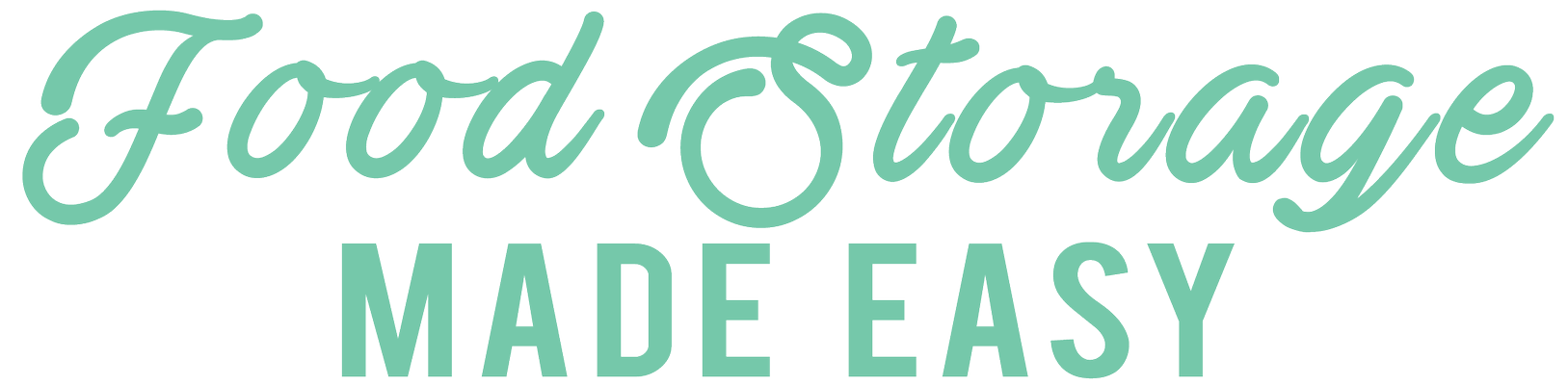 Food Storage Made Easy