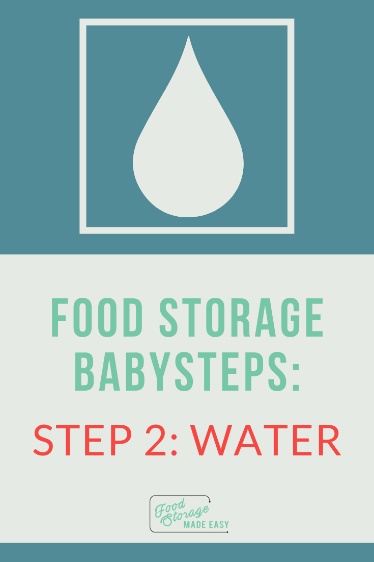 emergency water storage pin