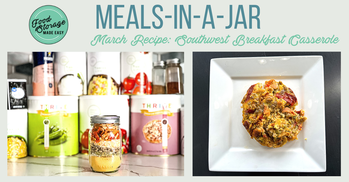southwest Breakfast Casserole ingredients and meal photo