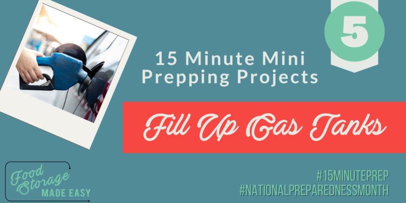 fill up gas tanks
