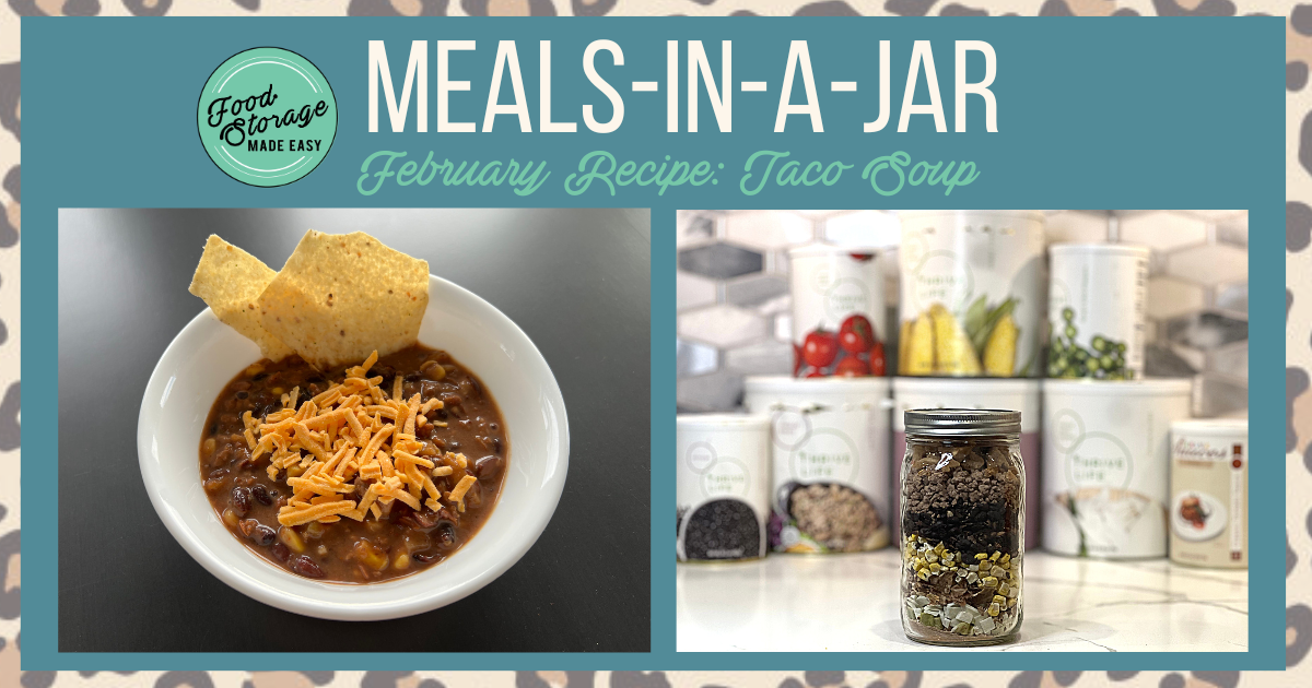 easy taco soup in a jar recipe